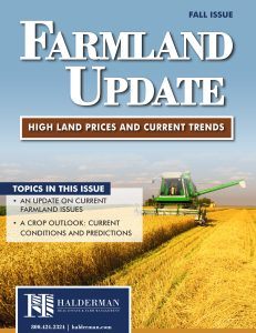 Halderman Farm Management & Real Estate Services Newsletter