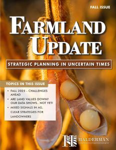 Halderman Farm Management & Real Estate Services Newsletter